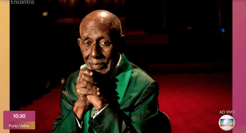 Nelson Sargento teve morte confirmada ao vivo na Globo durante o Encontro com Fátima Bernardes (Foto reprodução) Nelson Sargento teve morte confirmada ao vivo na Globo durante o Encontro com Fátima Bernardes (Foto reprodução)