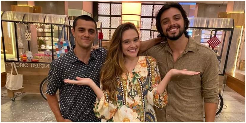 Triângulo amoroso na novela das 19h - Reprodução Triângulo amoroso na novela das 19h - Reprodução