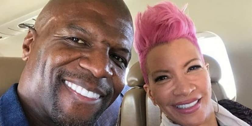 Terry Crews e Rebecca (Foto: Reprodução) Terry Crews e Rebecca (Foto: Reprodução)