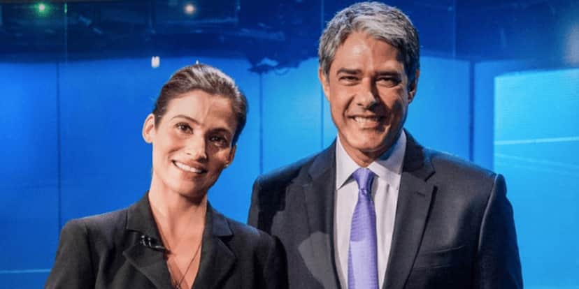 William Bonner e Renata Vasconcellos são âncoras do "Jornal Nacional" (Foto: Divulgação/TV Globo) William Bonner e Renata Vasconcellos são âncoras do "Jornal Nacional" (Foto: Divulgação/TV Globo)