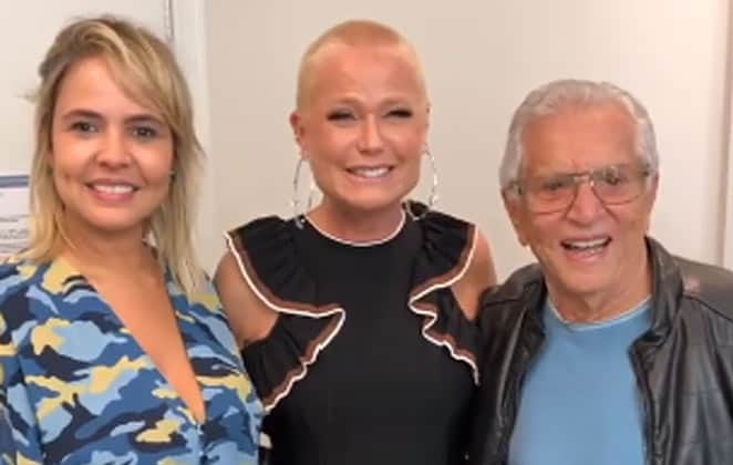 Renata Domingues, Xuxa e Carlos Alberto de Nóbrega (Foto: Reprodução/Instagram) Renata Domingues, Xuxa e Carlos Alberto de Nóbrega (Foto: Reprodução/Instagram)