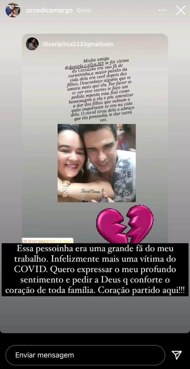 Zezé Di Camargo tem notícia de morte confirmada em anúncio oficial com mensagem avassaladora: "Coração partido"