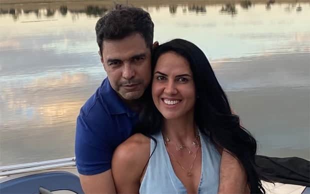 O casal Graciele Lacerda e Zezé Di Camargo O casal Graciele Lacerda e Zezé Di Camargo