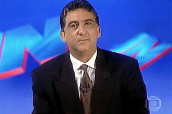 Galvão Bueno no "Jornal Nacional" (Foto: Reprodução/TV Globo) Galvão Bueno no "Jornal Nacional" (Foto: Reprodução/TV Globo)