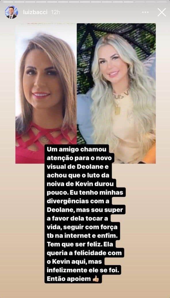 O jornalista saiu em defesa de Deolane Bezerra (Foto: Reprodução) O jornalista saiu em defesa de Deolane Bezerra (Foto: Reprodução)