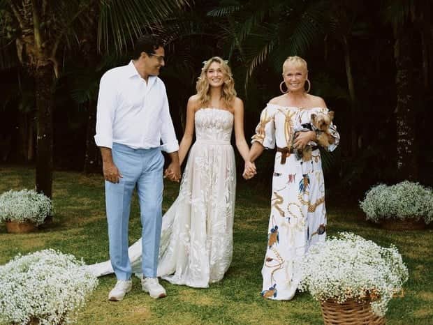 Luciano Szafir, Xuxa e Sasha - Reprodução Luciano Szafir, Xuxa e Sasha - Reprodução