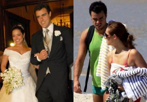 Thais Fersoza e Joaquim Lopes no casamento, e o flagra dele com Paolla Oliveira - Reprodução Thais Fersoza e Joaquim Lopes no casamento, e o flagra dele com Paolla Oliveira - Reprodução