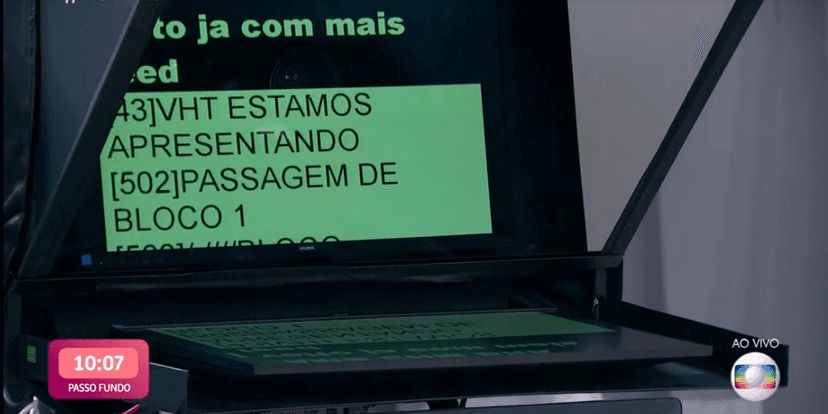 Produção ordena para que Ana Maria chame os comerciais (Reprodução) Produção ordena para que Ana Maria chame os comerciais (Reprodução)