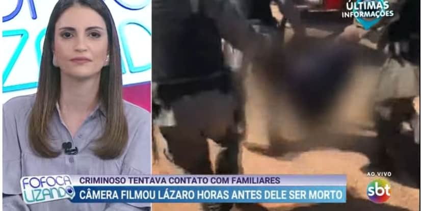 Chris Flores fala sobre morte de Lázaro Barbosa (Reprodução) Chris Flores fala sobre morte de Lázaro Barbosa (Reprodução)