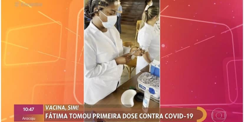 Fátima Bernardes se emociona ao vivo no Encontro (Reprodução) Fátima Bernardes se emociona ao vivo no Encontro (Reprodução)