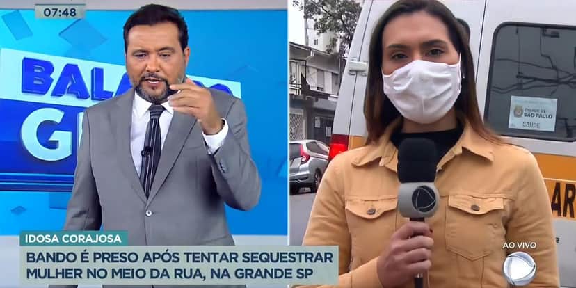 Geraldo Luís impede atropelamento ao vivo (Reprodução) Geraldo Luís impede atropelamento ao vivo (Reprodução)
