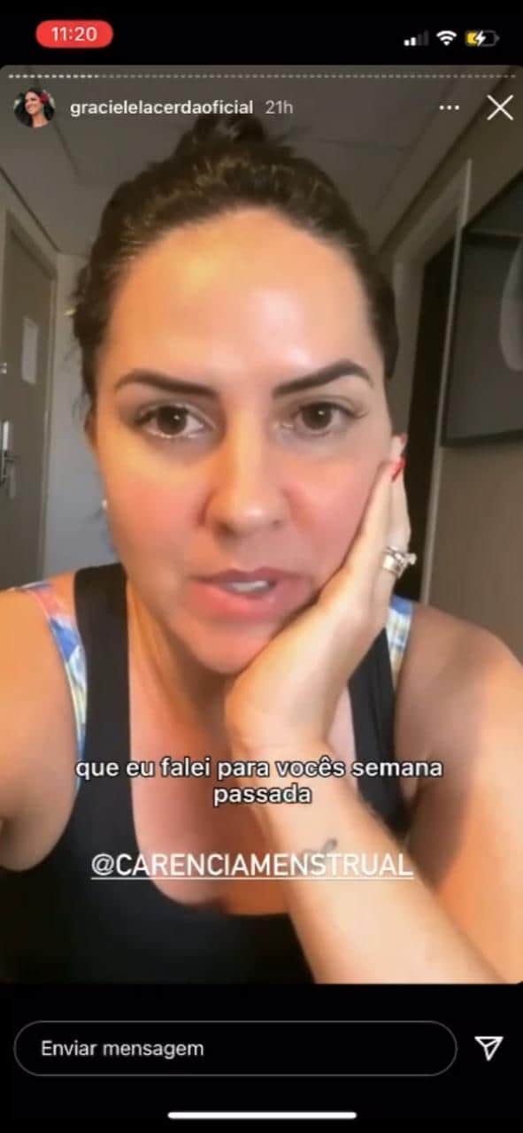 Graciele Lacerda escancara tristeza durante vídeo compartilhado no Instagram (Reprodução) Graciele Lacerda escancara tristeza durante vídeo compartilhado no Instagram (Reprodução)