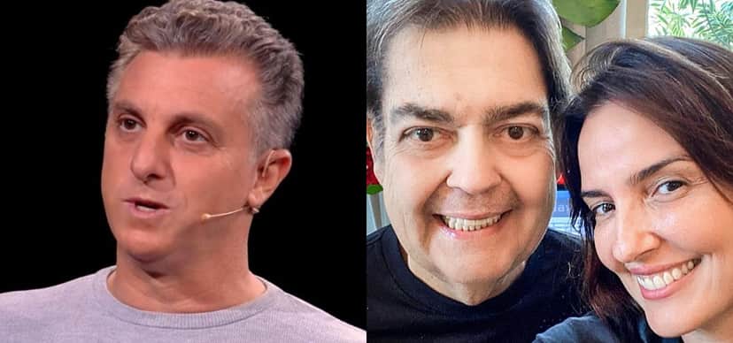 Luciano Huck Faustão e Luciana Cardoso Luciano Huck Faustão e Luciana Cardoso
