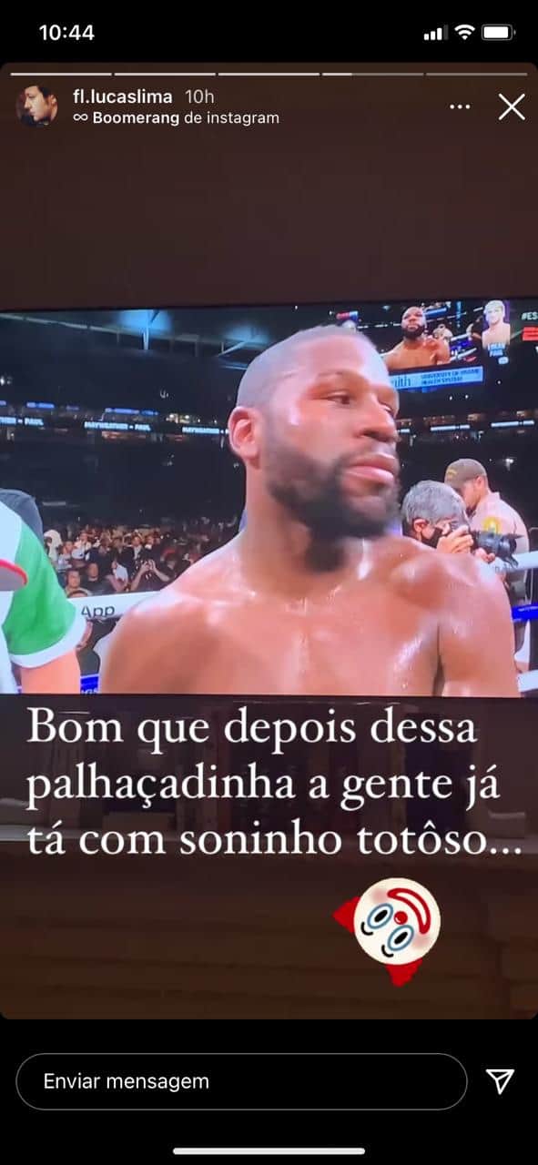 Lucas Lima expõe decepção nas redes sociais (Reprodução) Lucas Lima expõe decepção nas redes sociais (Reprodução)