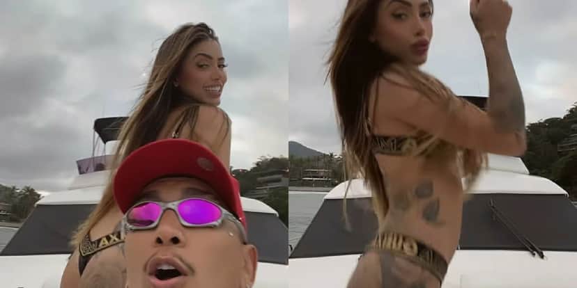 MC Mirella rebola com calcinha micro em vídeo (Foto: Reprodução) MC Mirella rebola com calcinha micro em vídeo (Foto: Reprodução)