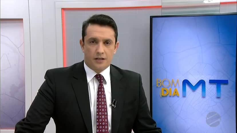 Odilon Araújo apresentava o Bom Dia Mato Grosso na afiliada da Globo (Foto: Reprodução) Odilon Araújo apresentava o Bom Dia Mato Grosso na afiliada da Globo (Foto: Reprodução)