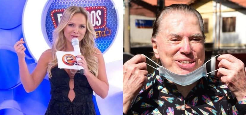 Silvio Santos e Eliana Silvio Santos e Eliana