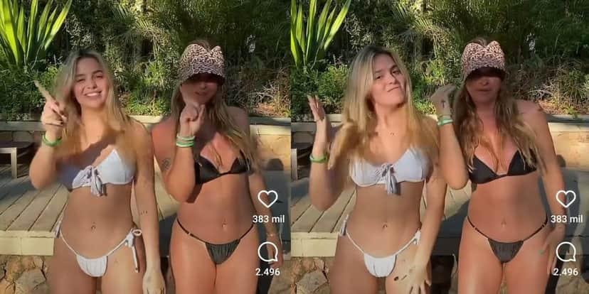Ex-BBB Viih Tube e a mãe roubam a cena com beleza (Foto: Reprodução) Ex-BBB Viih Tube e a mãe roubam a cena com beleza (Foto: Reprodução)