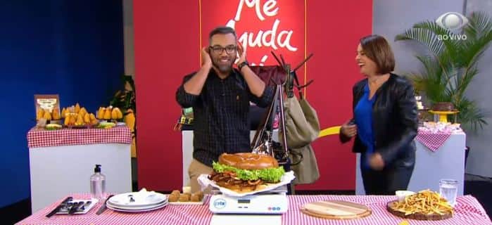 Catia Fonseca e Alex Sampaio no "Melhor da Tarde" (Foto: Reprodução/Band) Catia Fonseca e Alex Sampaio no "Melhor da Tarde" (Foto: Reprodução/Band)