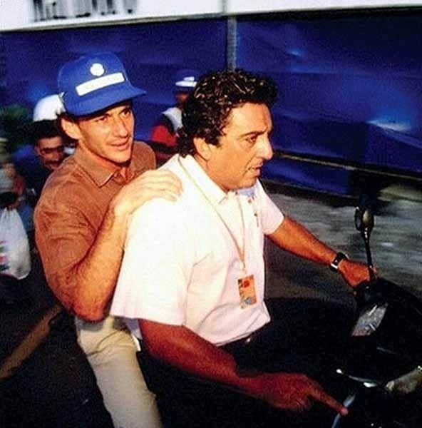 Ayrton Senna e Galvão Bueno eram muito amigos (Foto: Reprodução) Ayrton Senna e Galvão Bueno eram muito amigos (Foto: Reprodução)