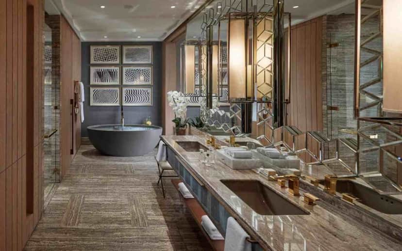 Suíte em Dubai que Sasha e João estão hospedados (Foto: Divulgação/ Mandarin Oriental Jumeira) Suíte em Dubai que Sasha e João estão hospedados (Foto: Divulgação/ Mandarin Oriental Jumeira)