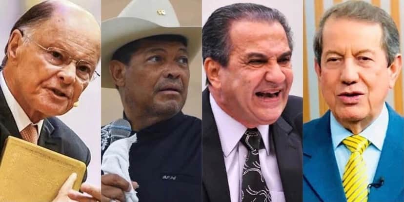 Edir Macedo, Valdemiro Santiago, Silas Malafaia e R.R Soares estão entre os religiosos mais ricos do país (Foto: Reprodução) Edir Macedo, Valdemiro Santiago, Silas Malafaia e R.R Soares estão entre os religiosos mais ricos do país (Foto: Reprodução)