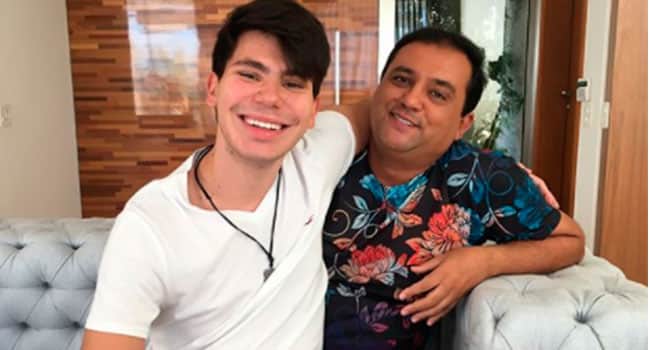 Geraldo Luís e o filho - Reprodução Geraldo Luís e o filho - Reprodução