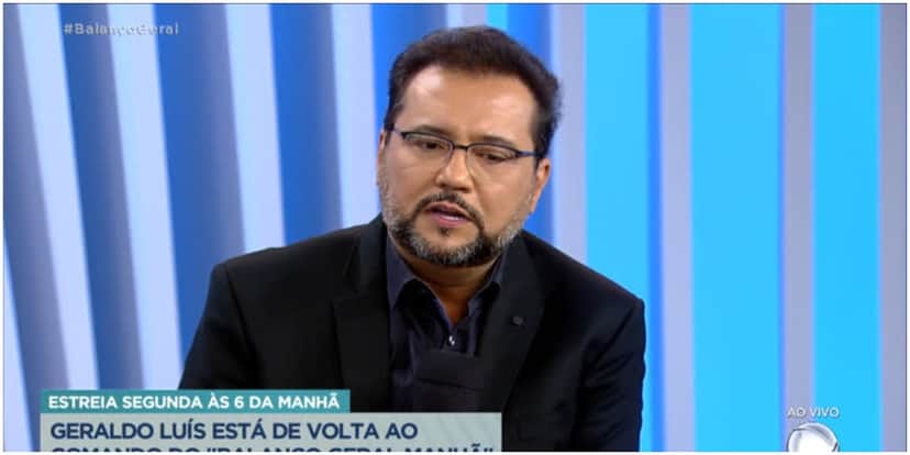 Geraldo Luís anunciou estreia na Record Geraldo Luís anunciou estreia na Record