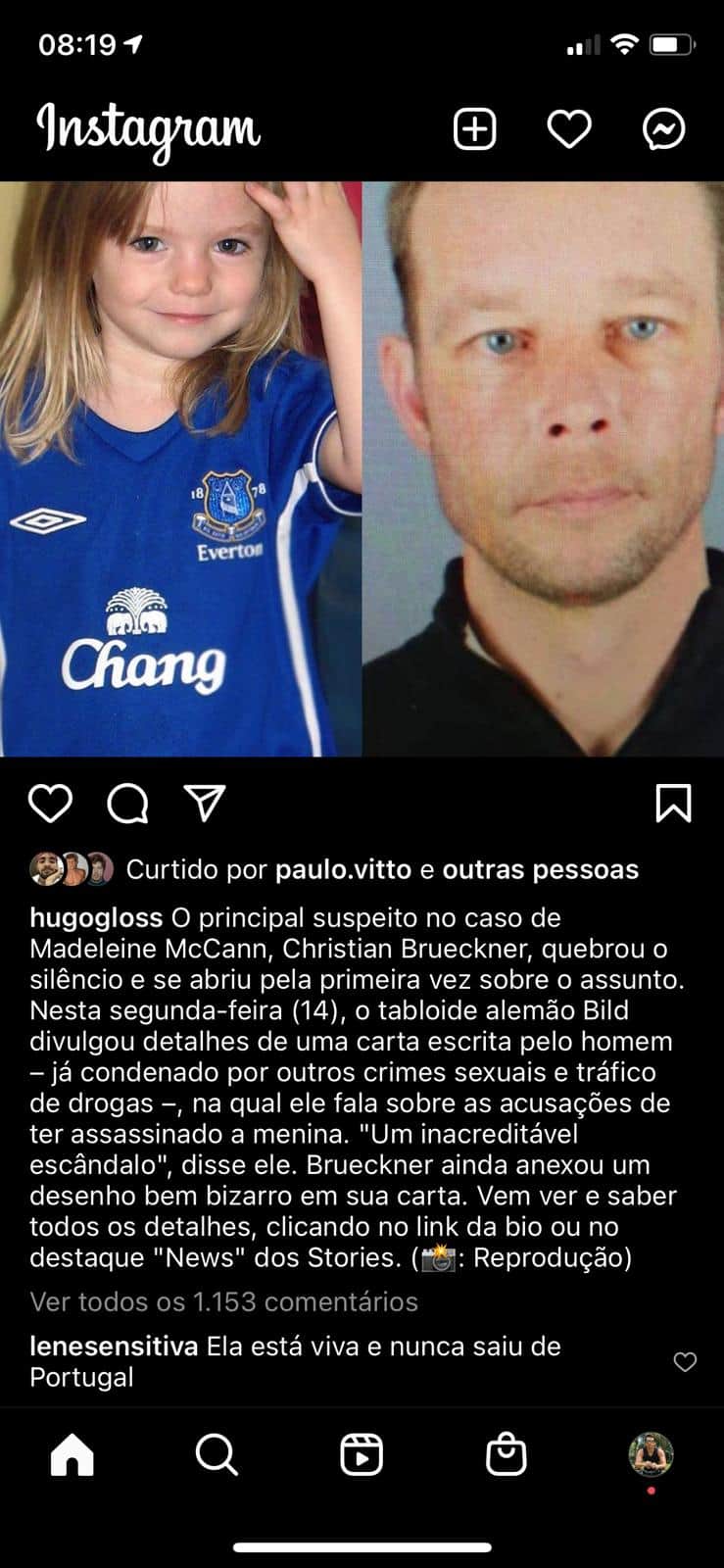 Caso de Madeleine Mccain ganha novo desfecho após 14 anos e moça gera choque ao confirmar: "Está viva" Caso de Madeleine Mccain ganha novo desfecho após 14 anos e moça gera choque ao confirmar: "Está viva"