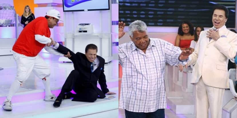 Liminha e Roque são assistentes de Silvio Santos há anos (Foto: Reprodução/SBT) Liminha e Roque são assistentes de Silvio Santos há anos (Foto: Reprodução/SBT)