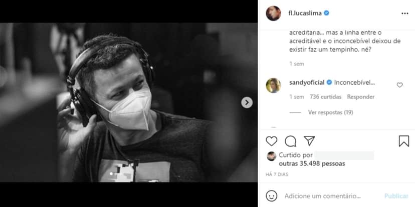 "Deixou de existir", confirma Lucas Lima em anúncio oficial envolvendo Sandy após Xororó detonar: "Inconcebível" "Deixou de existir", confirma Lucas Lima em anúncio oficial envolvendo Sandy após Xororó detonar: "Inconcebível"