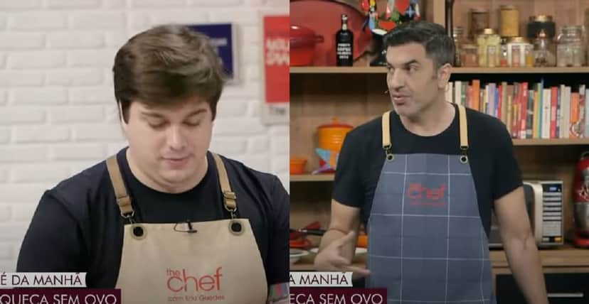 Após dar em cima de mulher casada, assistente de Edu Guedes é tirado do ar e chef explode: "Pra ele aprender" Após dar em cima de mulher casada, assistente de Edu Guedes é tirado do ar e chef explode: "Pra ele aprender"