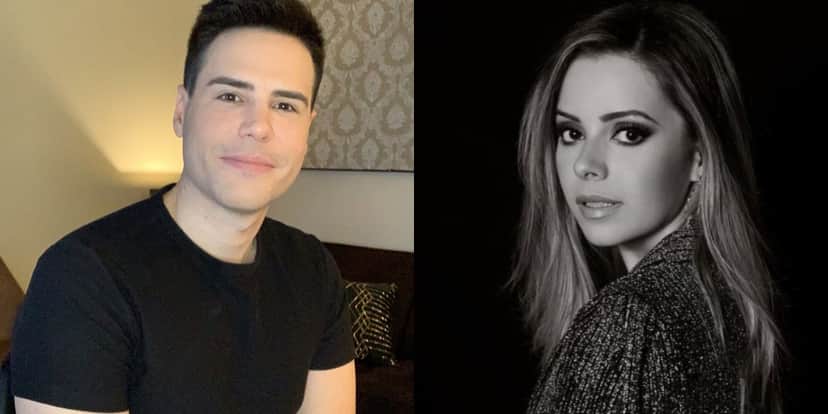 Luiz Bacci mostrou uma entrevista que fez quando criança com Sandy (Foto: Reprodução) Luiz Bacci mostrou uma entrevista que fez quando criança com Sandy (Foto: Reprodução)
