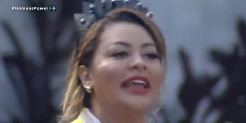 Márcia Fellipe parte pra cima de participante no Power Couple (Foto: Reprodução/Record) Márcia Fellipe parte pra cima de participante no Power Couple (Foto: Reprodução/Record)