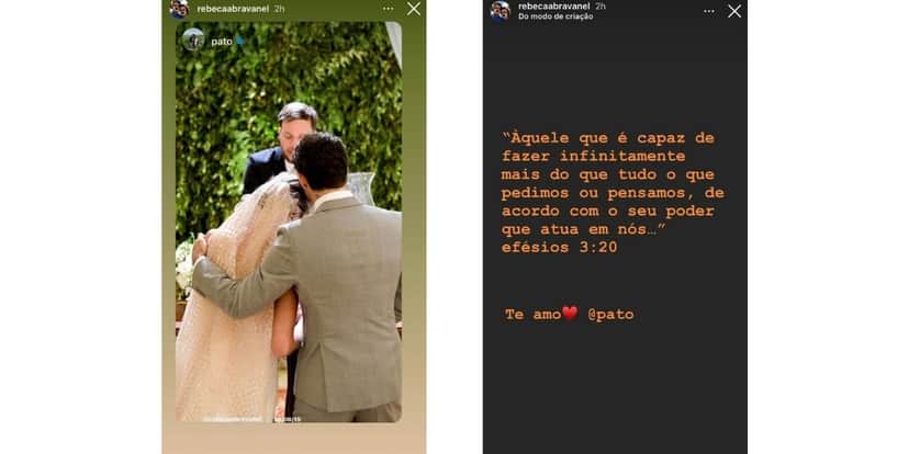 Diante de separação forçada, Rebeca Abravanel reaparece e expõe desfecho de casamento com Pato: "Após 2 anos" Diante de separação forçada, Rebeca Abravanel reaparece e expõe desfecho de casamento com Pato: "Após 2 anos"