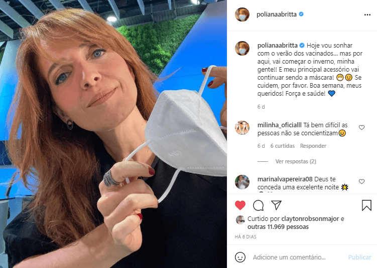 Poliana Abritta fez postagem esclarecedora - Foto: Reprodução Poliana Abritta fez postagem esclarecedora - Foto: Reprodução