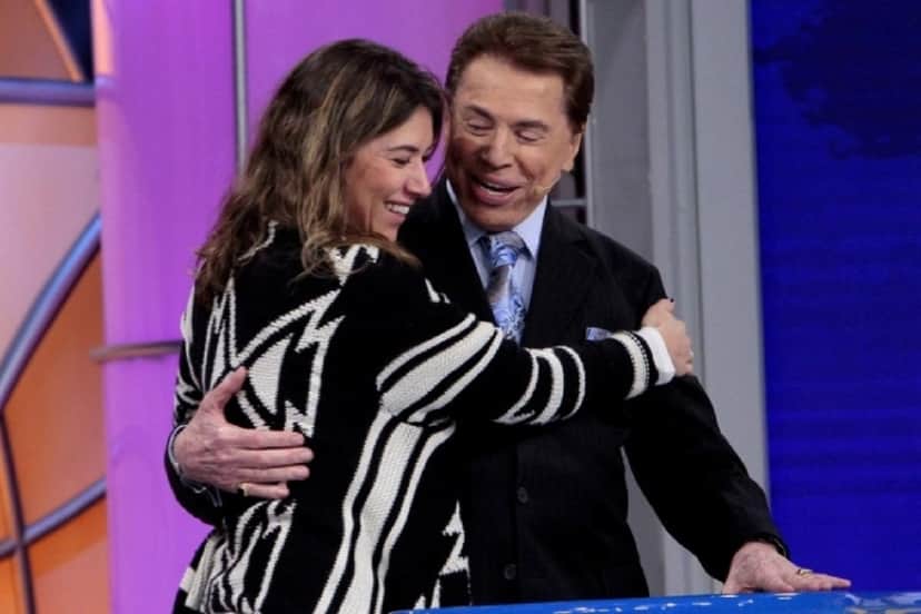 Silvio Santos e Rebeca Abravanel Silvio Santos e Rebeca Abravanel