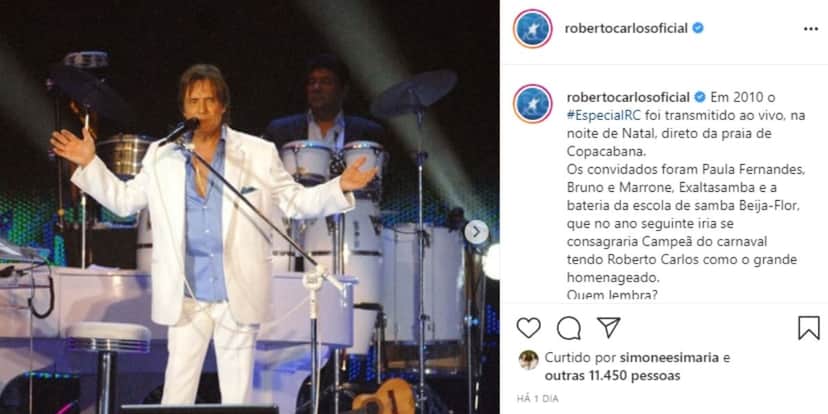 Roberto Carlos fala de Paula Fernandes após 10 anos de barraco, menosprezo e ordem para segurança a arrancar Roberto Carlos fala de Paula Fernandes após 10 anos de barraco, menosprezo e ordem para segurança a arrancar