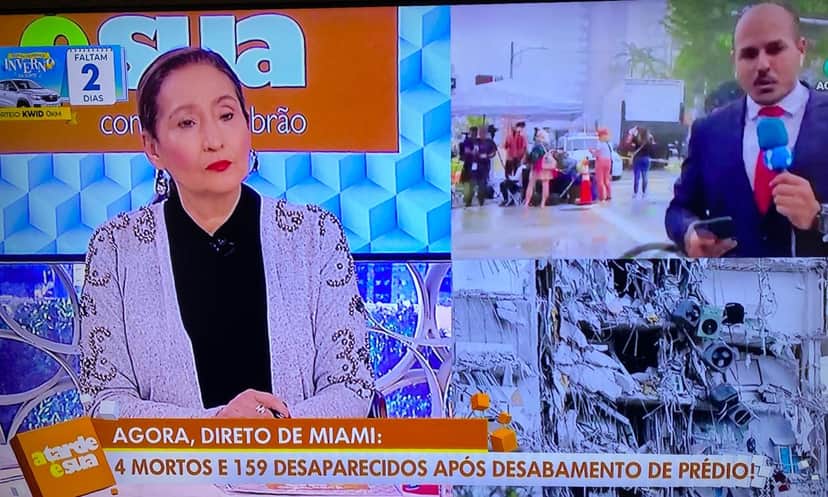 Sonia Abrão anuncia tragédia de desabamento de prédio com mortos na RedeTV e repórter confirma: "Difícil" Sonia Abrão anuncia tragédia de desabamento de prédio com mortos na RedeTV e repórter confirma: "Difícil"