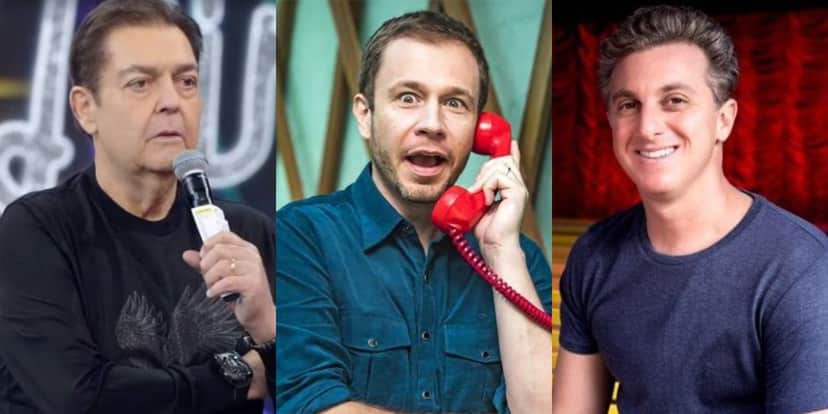Tiago Leifert poderia facilmente ser o substituto de Luciano Huck no horário do "Domingão do Faustão" (Foto: Divulgação/Reprodução - TV Globo) Tiago Leifert poderia facilmente ser o substituto de Luciano Huck no horário do "Domingão do Faustão" (Foto: Divulgação/Reprodução - TV Globo)