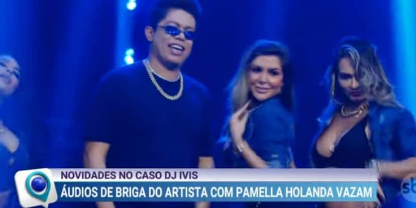Chris Flores expõe saia justa ao vivo em caso de DJ Ivis (Reprodução) Chris Flores expõe saia justa ao vivo em caso de DJ Ivis (Reprodução)