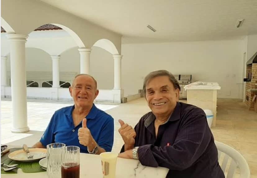Renato Aragão, o Didi ao lado do amigo de longa data, Dedé Santana (Foto: Reprodução/Instagram) Renato Aragão, o Didi ao lado do amigo de longa data, Dedé Santana (Foto: Reprodução/Instagram)