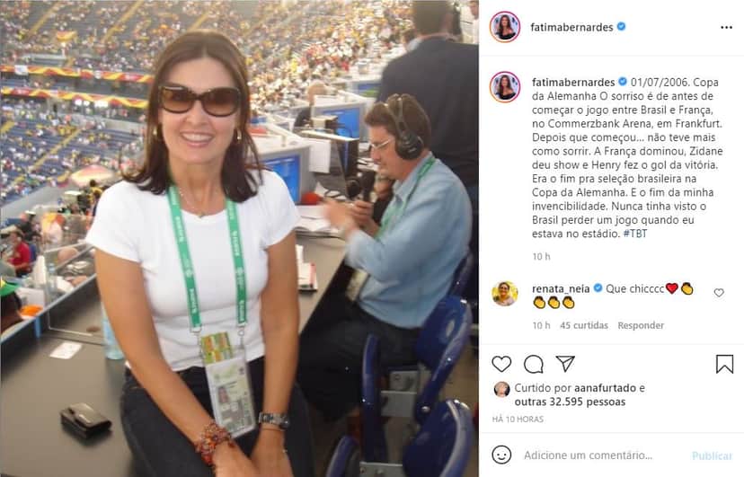 Fátima Bernardes desmorona ao ver fim de jogo (Reprodução) Fátima Bernardes desmorona ao ver fim de jogo (Reprodução)