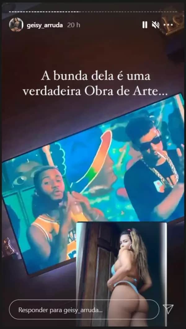 Publicação de Geisy Arruda levou os seguidores à loucura (Imagem: Reprodução) Publicação de Geisy Arruda levou os seguidores à loucura (Imagem: Reprodução)