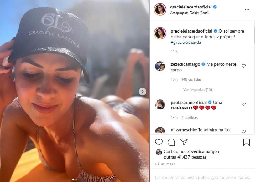 Graciele Lacerda apareceu com calcinha toda enfiada no bumbum deixando a polpa do mesmo em evidência (Imagem: Reprodução) Graciele Lacerda apareceu com calcinha toda enfiada no bumbum deixando a polpa do mesmo em evidência (Imagem: Reprodução)