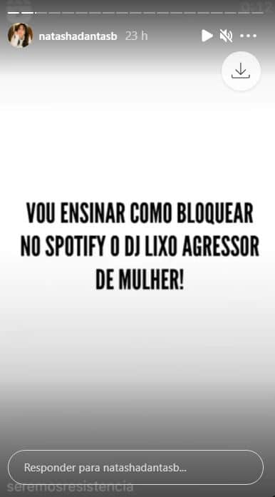 Natasha Dantas, esposa de William Bonner, manda recado sobre agressão (Reprodução) Natasha Dantas, esposa de William Bonner, manda recado sobre agressão (Reprodução)