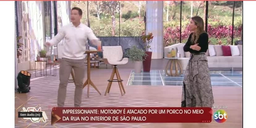 Patrícia Abravanel e Gabriel Cartolano (Reprodução) Patrícia Abravanel e Gabriel Cartolano (Reprodução)