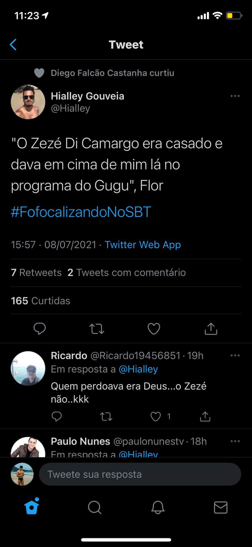 Zezé Di Camargo tem denúncia de traição exposta (Reprodução) Zezé Di Camargo tem denúncia de traição exposta (Reprodução)