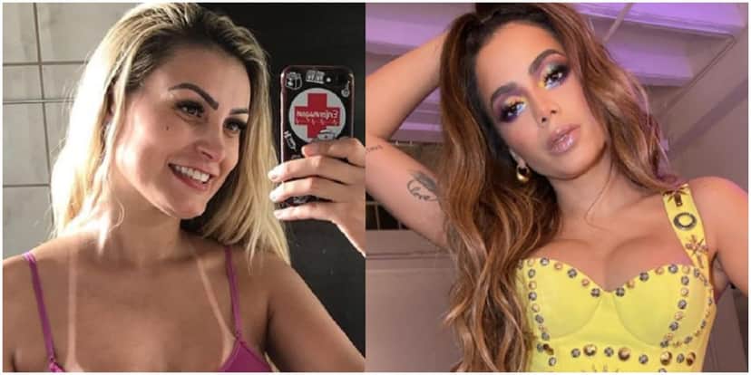 Andressa Urach promove ataque contra Anitta - Foto: Reprodução Andressa Urach promove ataque contra Anitta - Foto: Reprodução