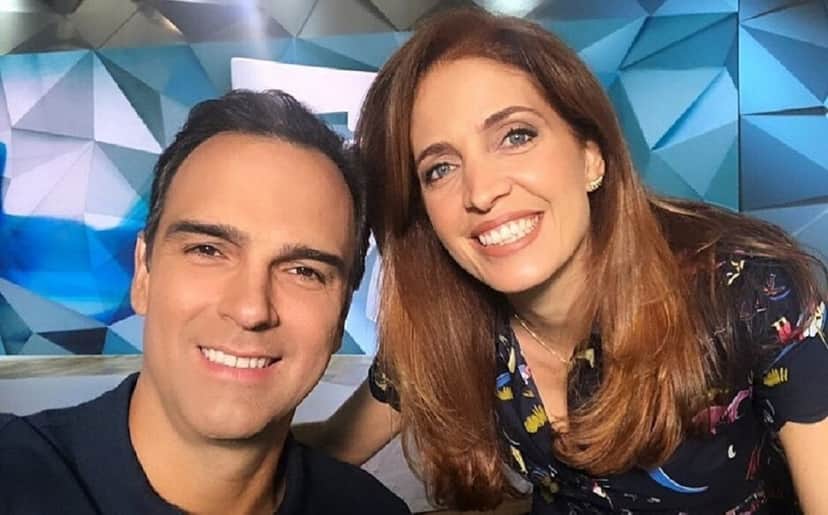 Tadeu Schmidt e Poliana Abritta Tadeu Schmidt e Poliana Abritta